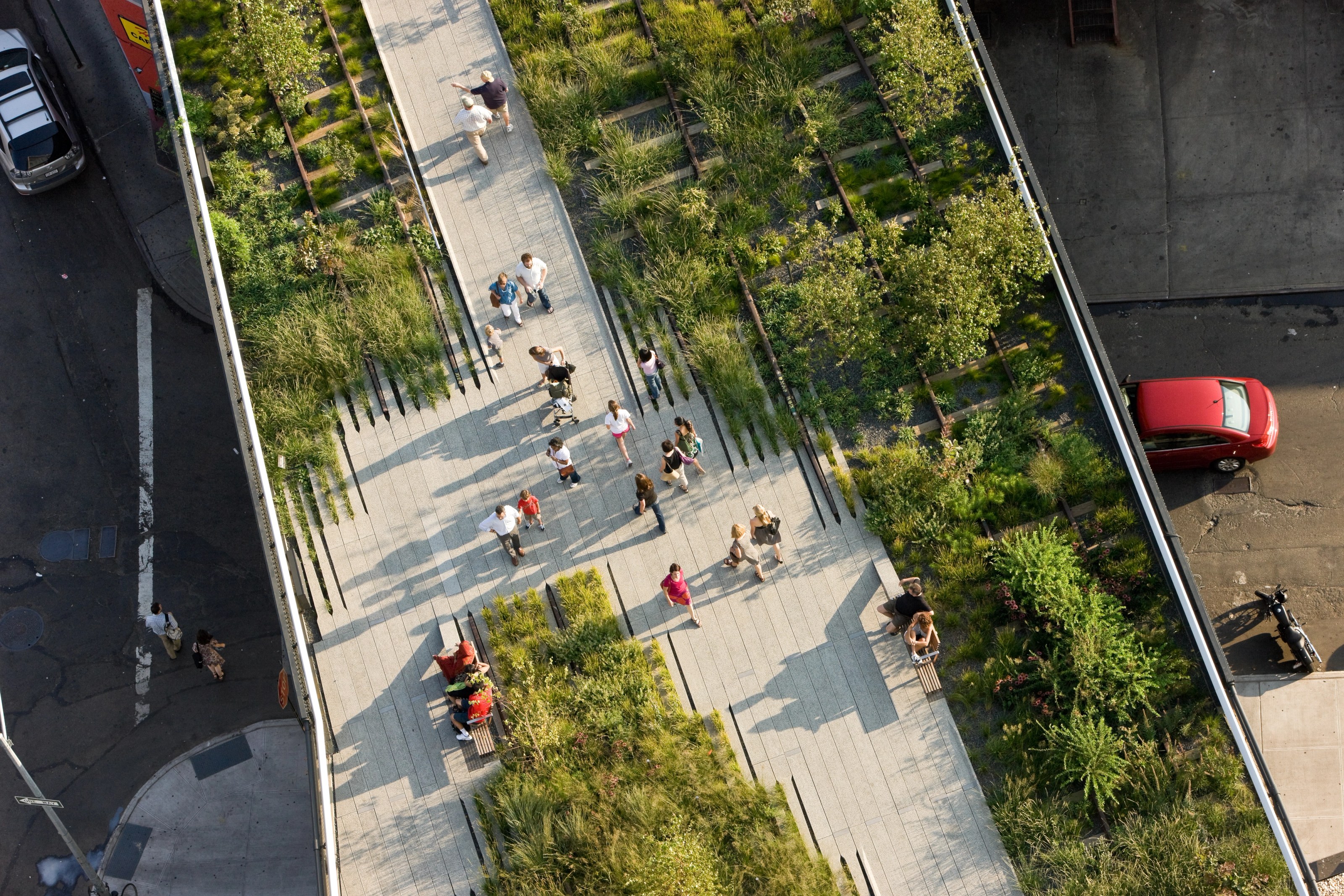 High Line — Aerial view