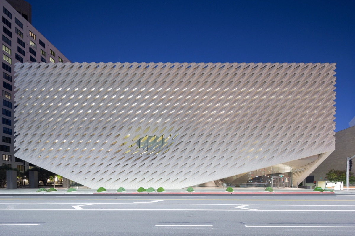 The Broad — Exterior view from Grand Avenue