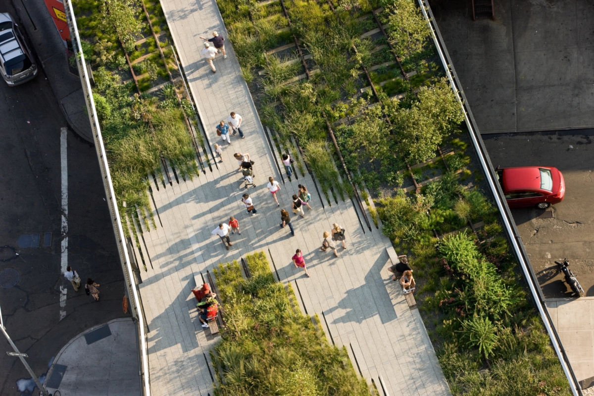 High Line — Aerial view